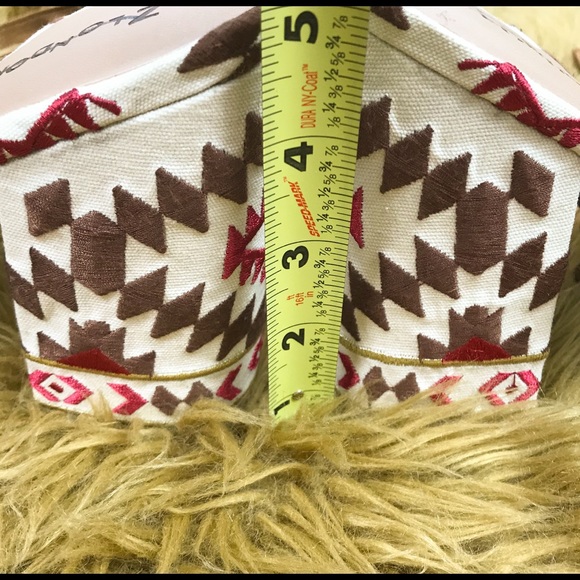 Z London Aztec embroidered tie up heels sz 9 - Picture 4 of 4
